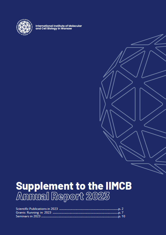 Supplement to the IIMCB Annual Report 2023
