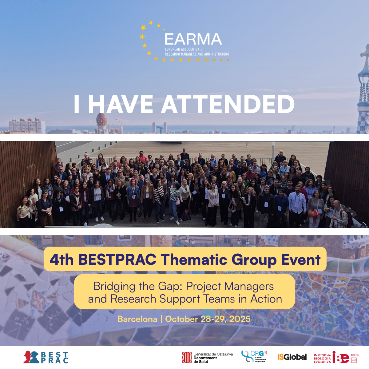 I have attended 3v3 BESTPRAC Oct 2025