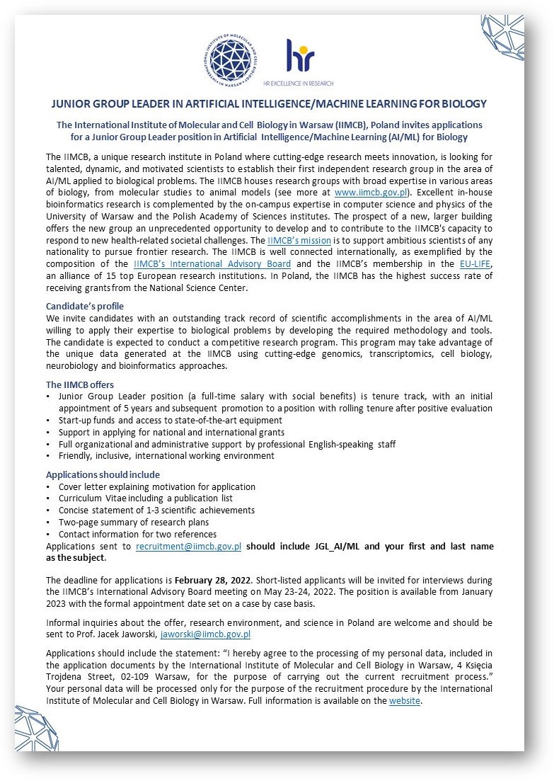Junior AI LL advertisement