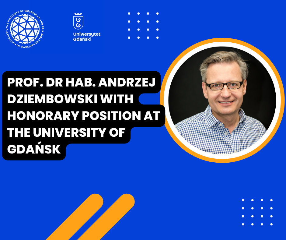 Honorary award to prof. Andrzej Dziembowski
