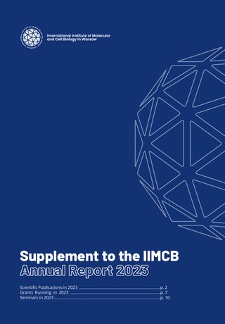 Supplement to the IIMCB Annual Report 2023